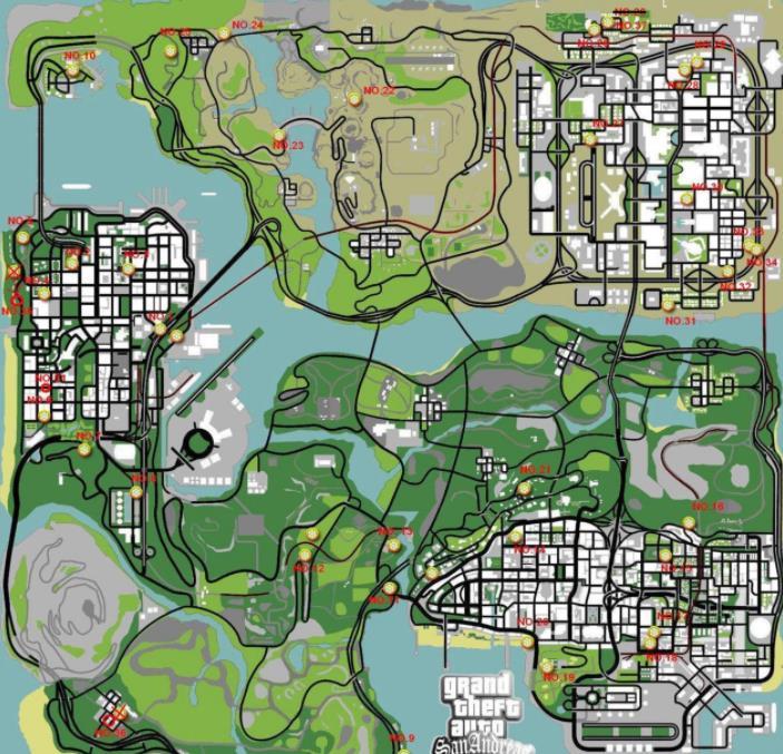 2001至2021《gta》地图演变史,最后一款容纳整个地球?