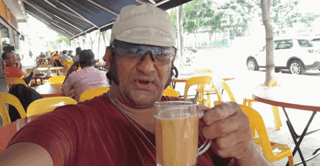 饮茶大叔本名哥迪普61星(gurdip singh),出生于出生于马来西亚彭亨