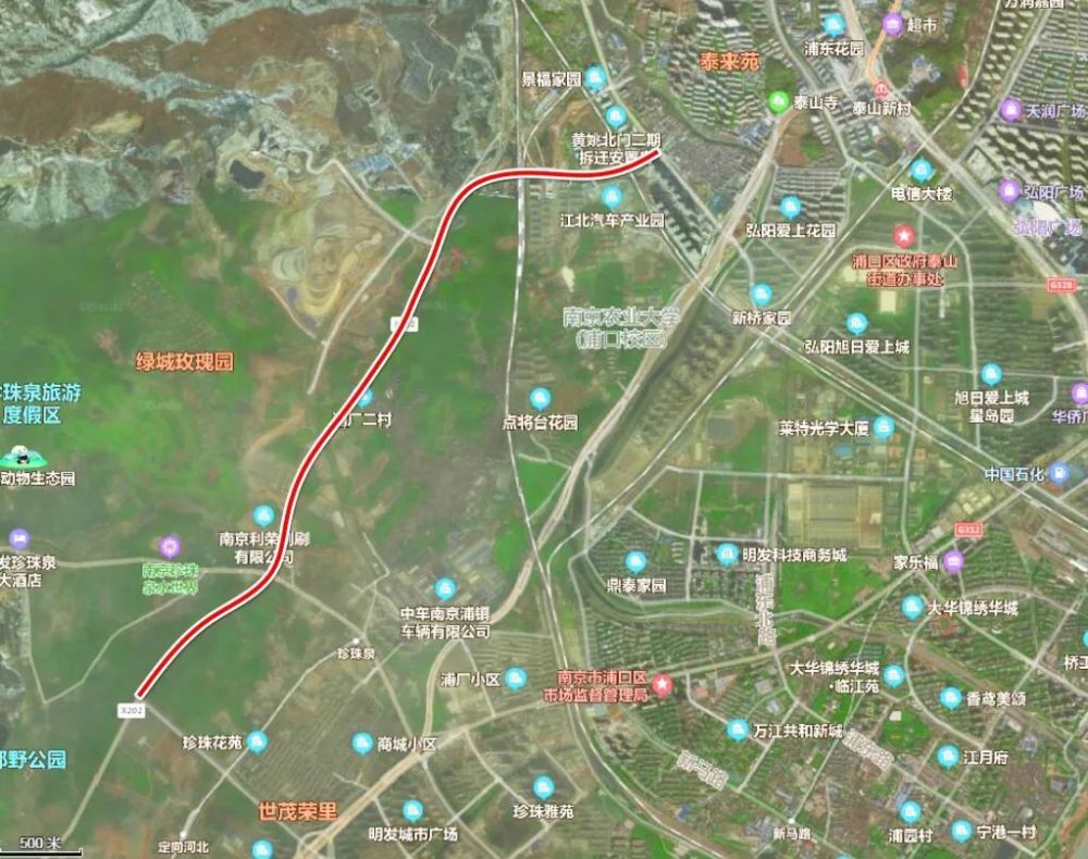 定远县沿山公路路线图图片