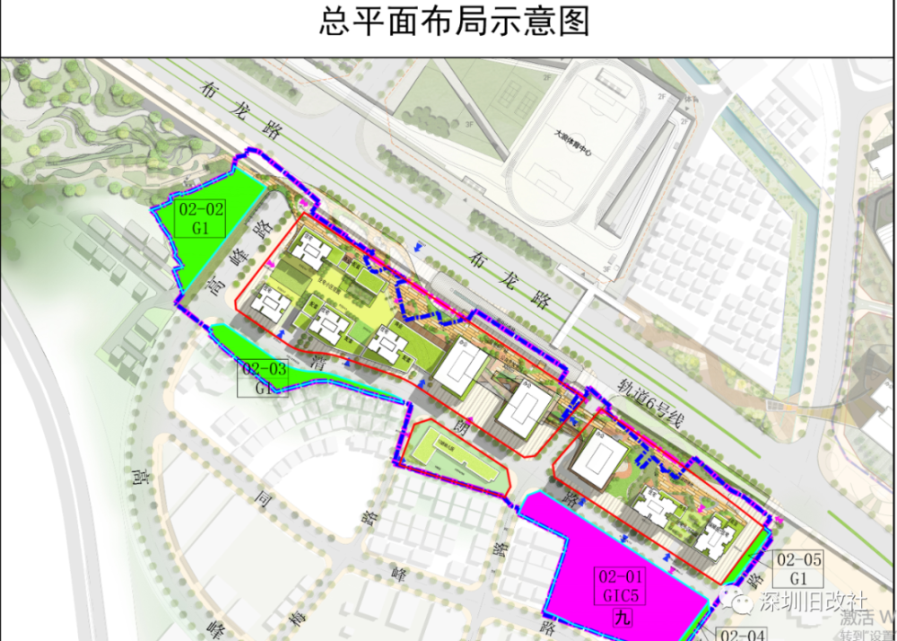 龙华区大浪鸿荣源赖屋山旧改项目专规草案公示