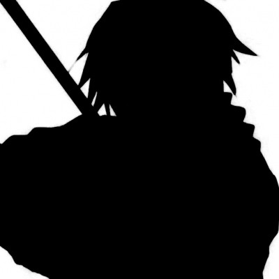 二次元男生黑影头像2021漫画男头高冷不露脸