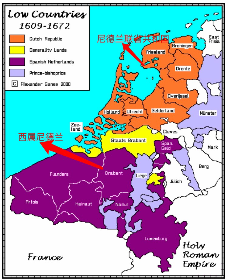 尼德兰的南北分裂三,国歌的反复确立联省共和国成立后,《威廉颂》从