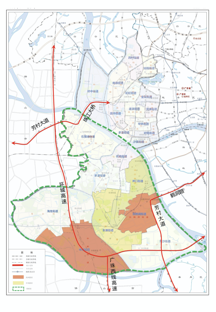 广佛通勤可搭乘定制公交,保留南北通道|广州荔湾芳村片区交通管制升级