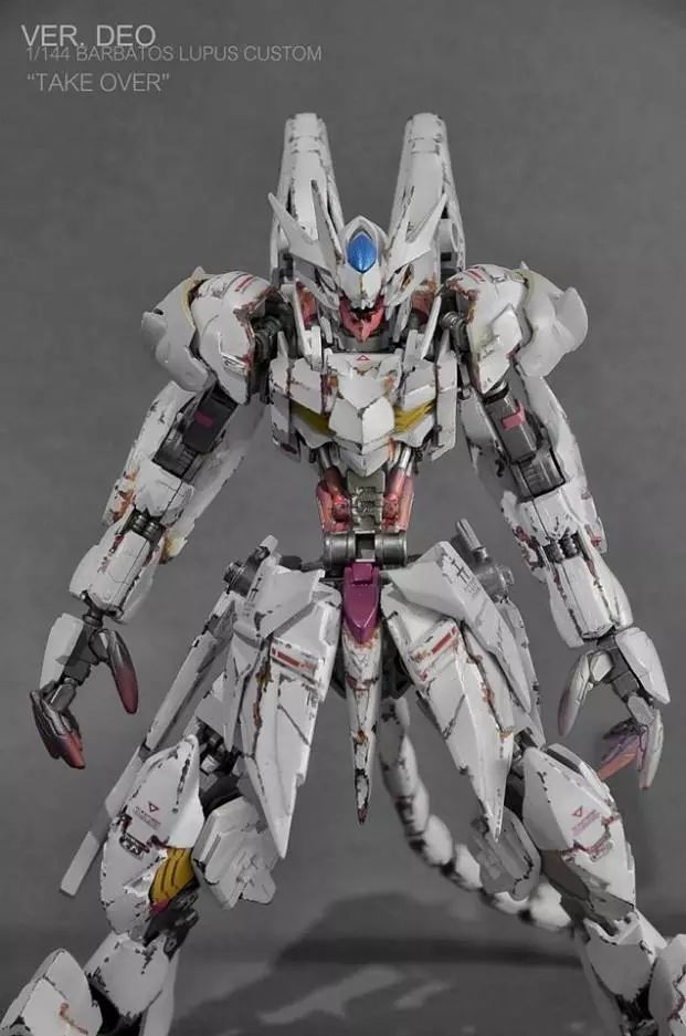 模玩控高机动改造突进型巴巴托斯狼王高达模型