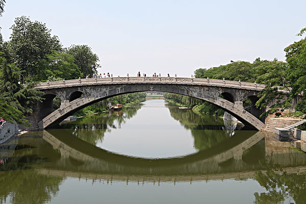 逛一逛曾經課本中的趙州橋,經歷了千年的發展歷史,依然屹立不倒.