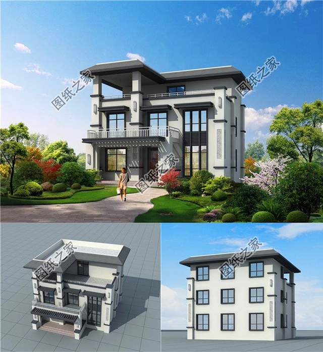 这三款农村三层楼图片省钱又好看,建一栋绝对不后悔