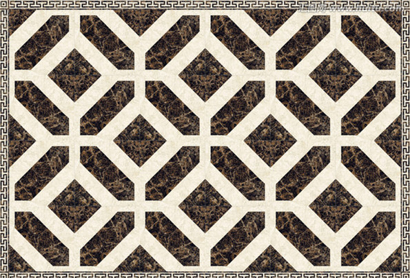 四,花纹波打线.图案丰富.可以起到很好的装饰效果.