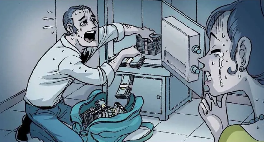 无声漫画之绑架网友看完觉得爸爸太可怜了