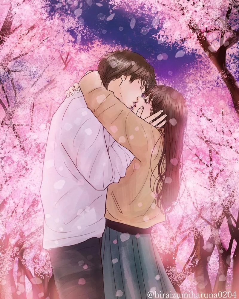 咦惹跟着漫画拍情侣照甜齁了