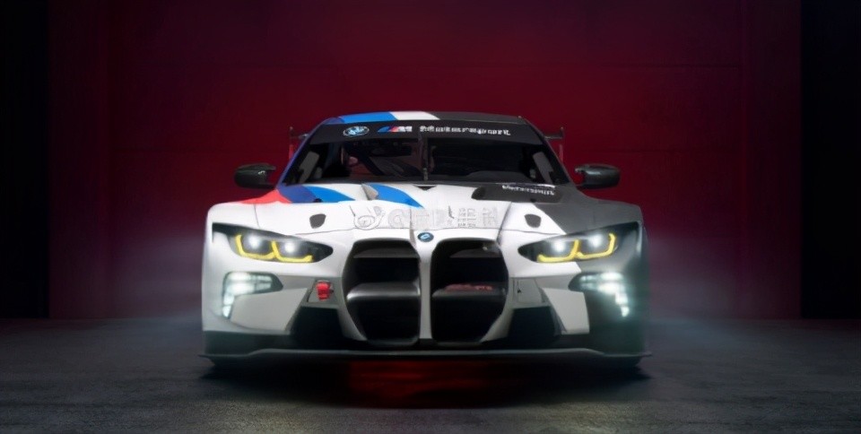 全新宝马m4gt3夸张尾翼颜值拉满