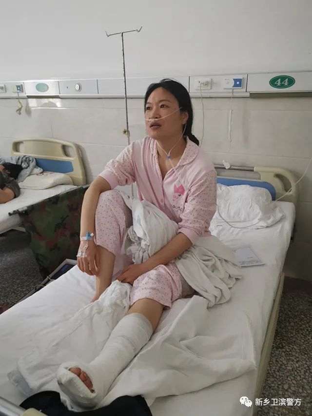 新乡一女民警凌晨出警负伤 敬业之心令人称赞