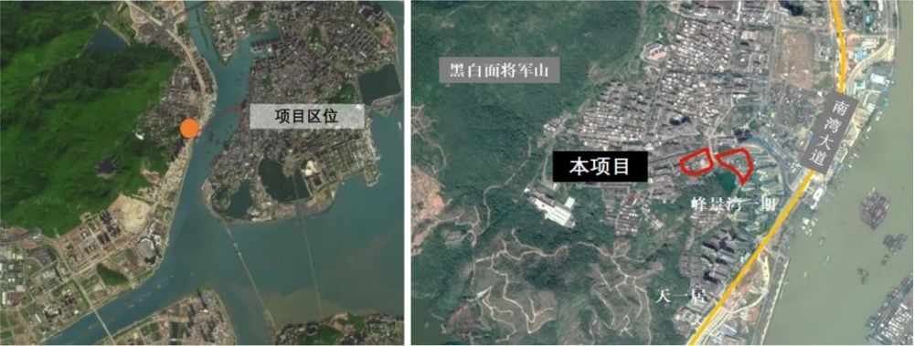 项目位于珠海市香洲区南湾南路,湾仔旅游码头对面,毗邻十字门商务中央