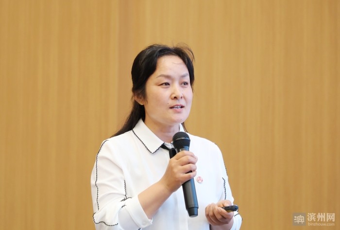 山东千乘优品电子商务有限公司总经理高爱红以"创无限可能"为题