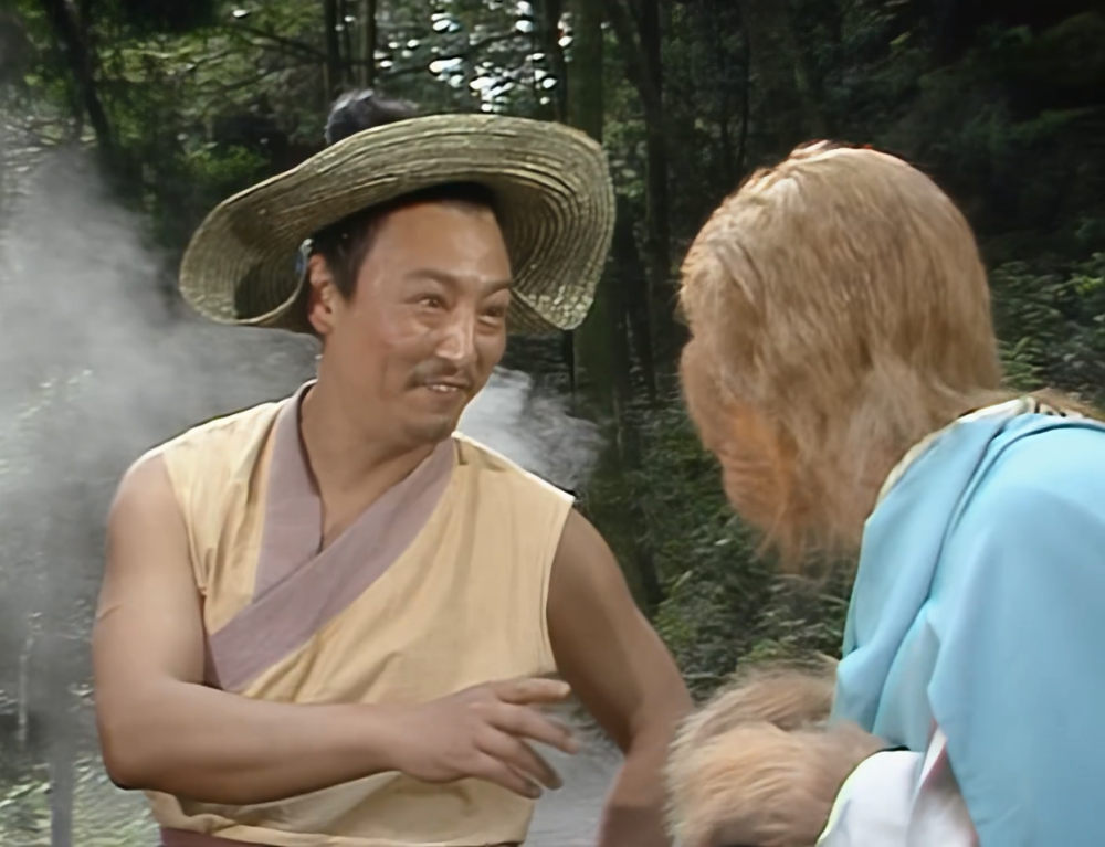 孙悟空拜师学艺时遇到的樵夫是盘古错了