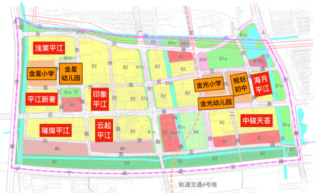 正在公示平江新城第4所新学校来了金光小学