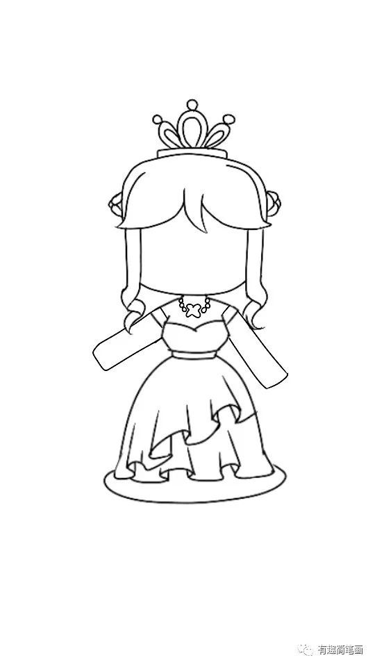 小女孩们喜欢的迷你世界的灰姑娘画好了请查收