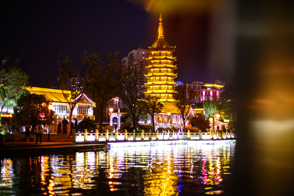 里运河夜色原来那么美京杭大运河最早的一段淮安旅游不要错过