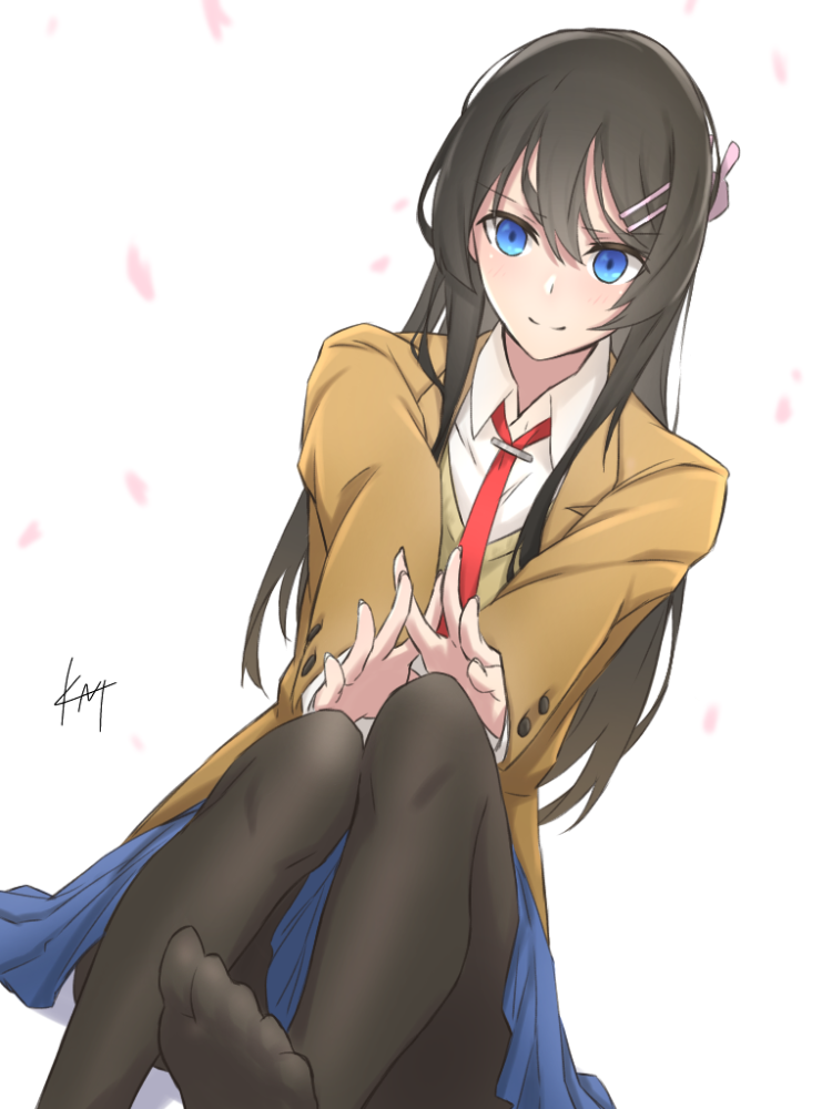 樱岛麻衣校服黑丝壁纸青春猪头少年系列二