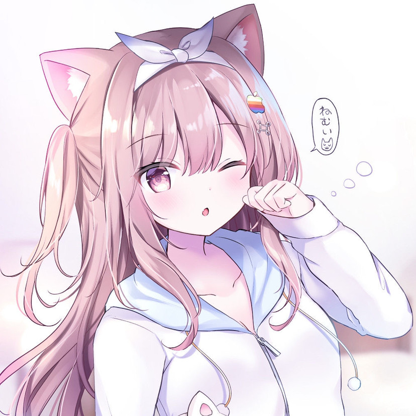 动漫女头戴月行