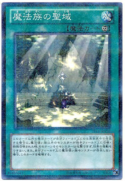 游戏王 魔法族圣域可让对方怪兽无效一回合 而结界无法提供保护 全网搜