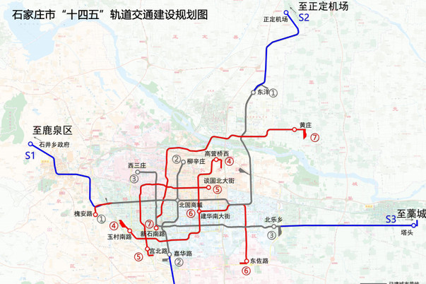 河北石家莊的正定縣正在規劃建設地鐵一號線的北延項目,這個項目的