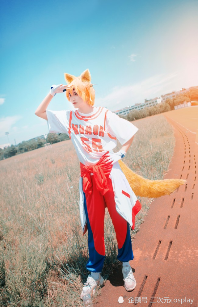 《王者荣耀》百里玄策cos,热力回旋,可爱阳光简直活力满满