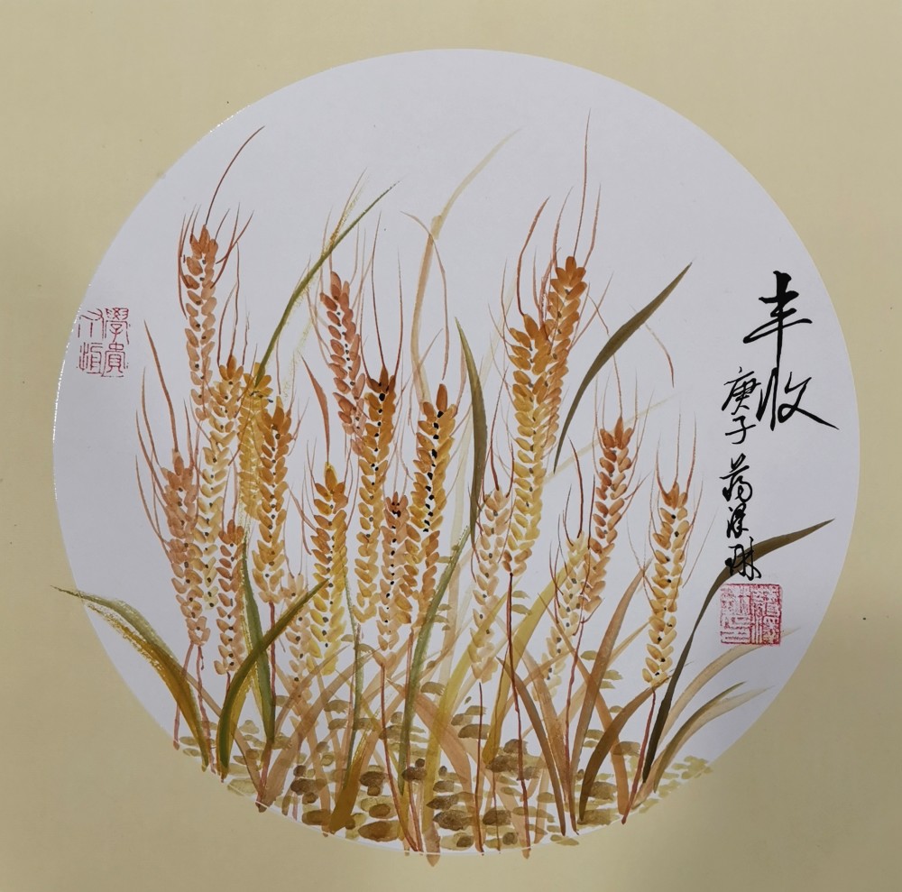 尚志市小麦书画图片