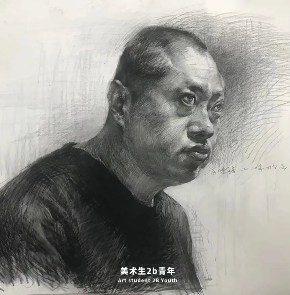 一筆筆告訴你,如何畫出一幅優秀的素描頭像!——李德勝