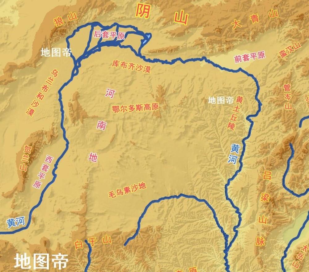 汉末河套地图图片
