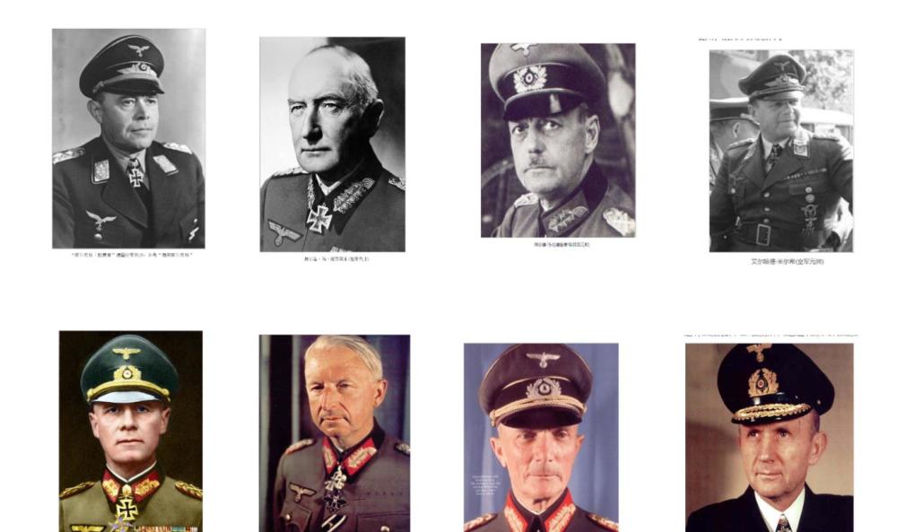 纳粹德国27位元帅图片