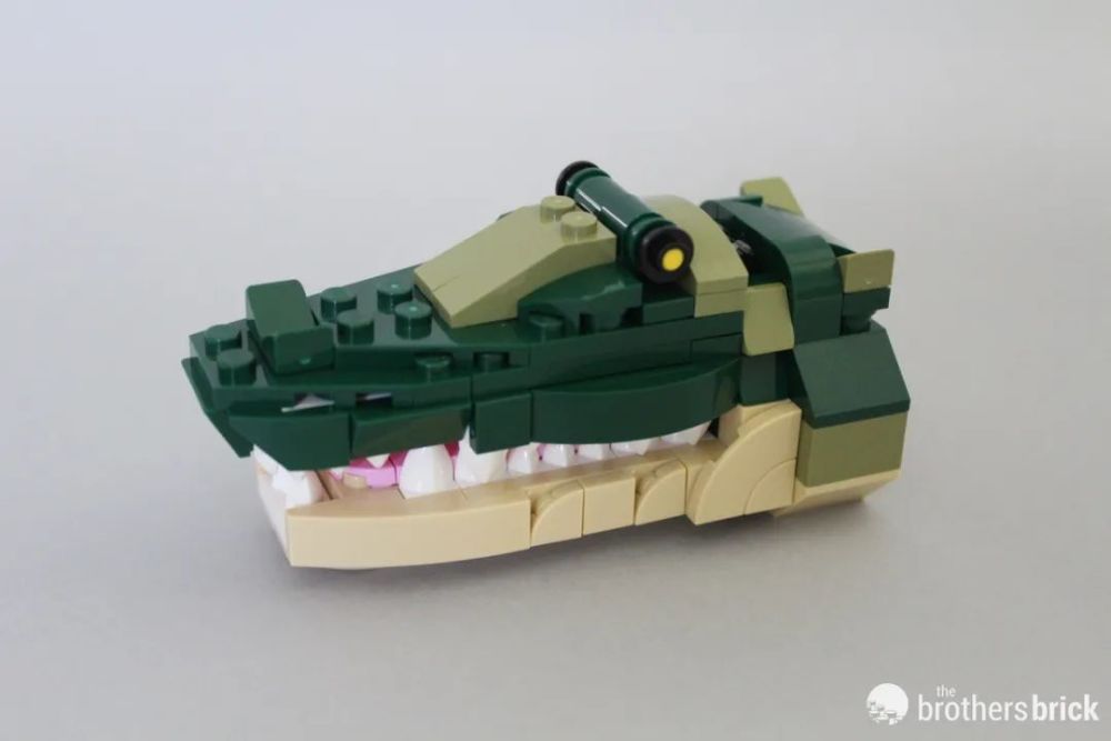 动物的奇妙冒险!乐高创意百变三合一31121鳄鱼开箱评测