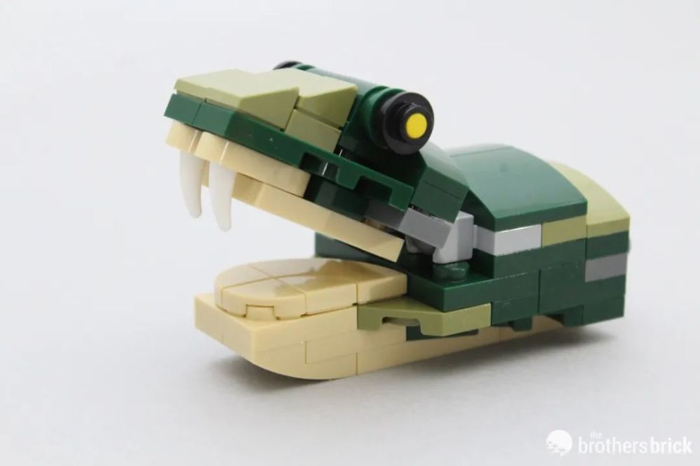 动物的奇妙冒险!乐高创意百变三合一31121鳄鱼开箱评测