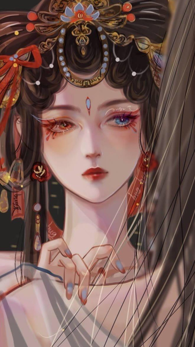 超仙的红色古风壁纸要不要抱图呢