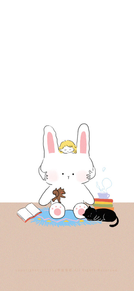 插画师作品欣赏一个简单又可爱的女孩子小生活