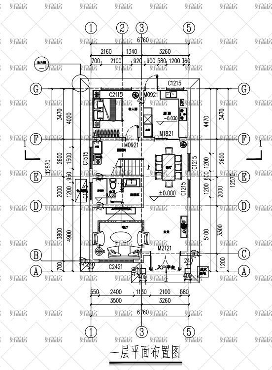 6米x12米图纸平面图图片