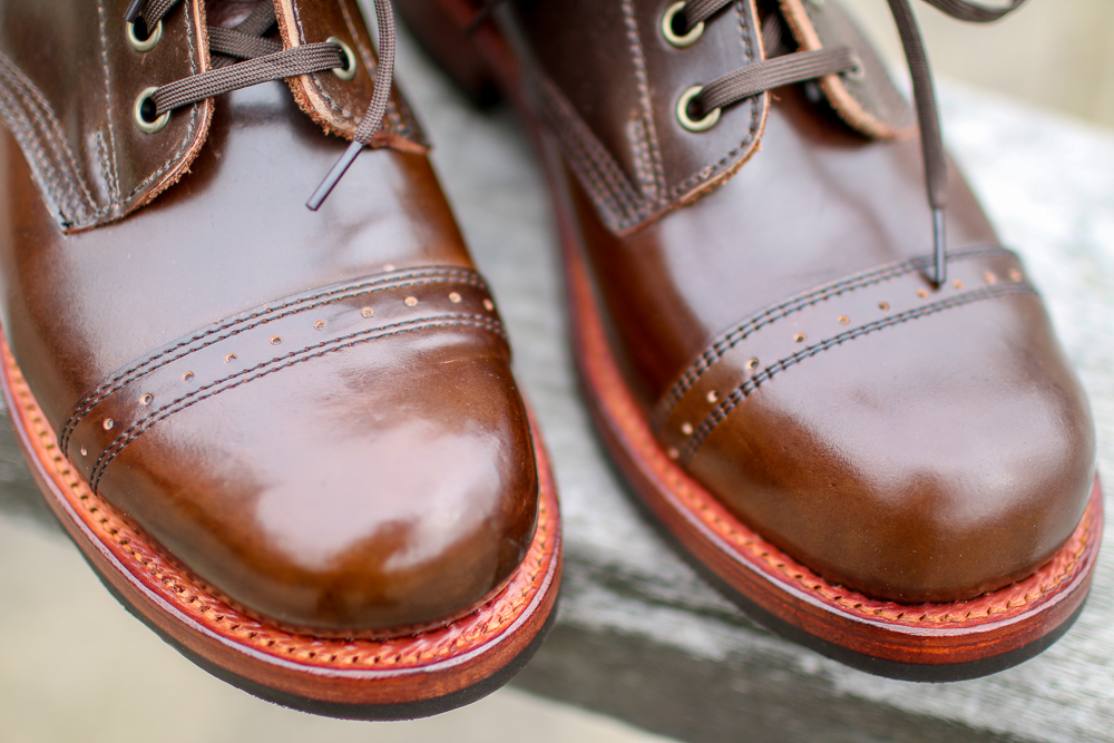 靴皇之一要价10000的julianboots马臀皮工装靴开箱