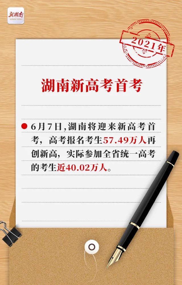 从2016到2021,湖南新高考大事记