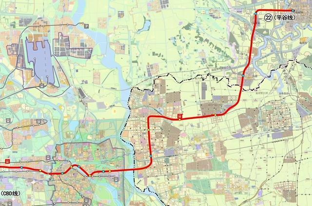 北方首條跨省地鐵長81千米設21站串聯北京河北4個區市