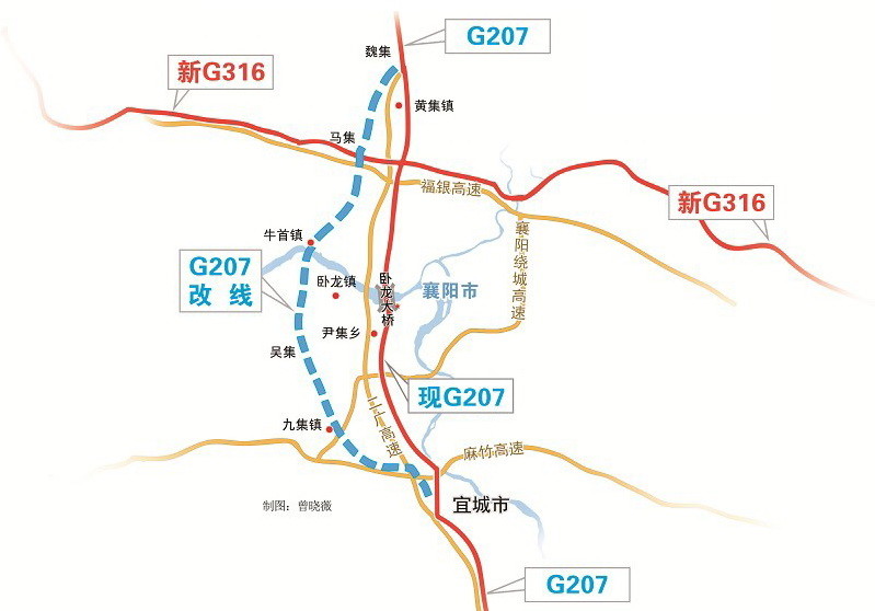 207国道湖北段全线改扩建三市进度不一致荆州李埠大桥是关键