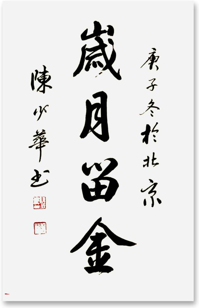 百年盛世百年辉煌著名书法家陈少华