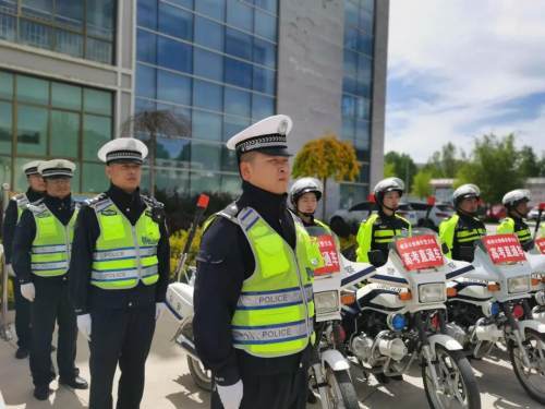 岷县公安交警提前进入高考护航模式