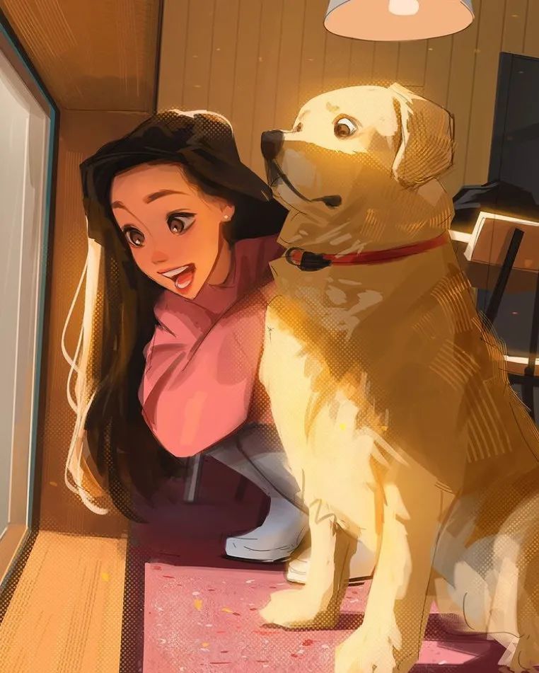 加拿大插画师samyang一组人像插画艺术