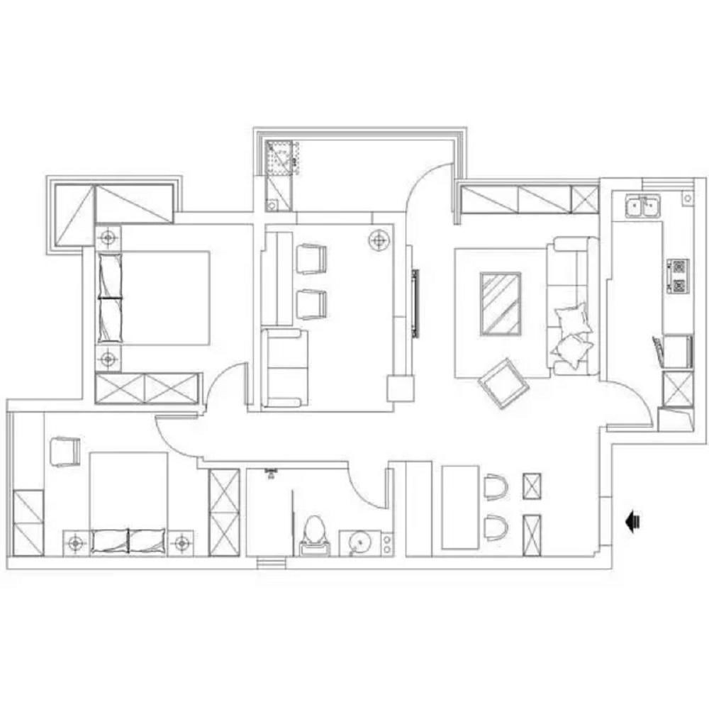 李一清所在城市:濟南裝修預算:20到30萬元房屋面積:80平方米房屋戶型