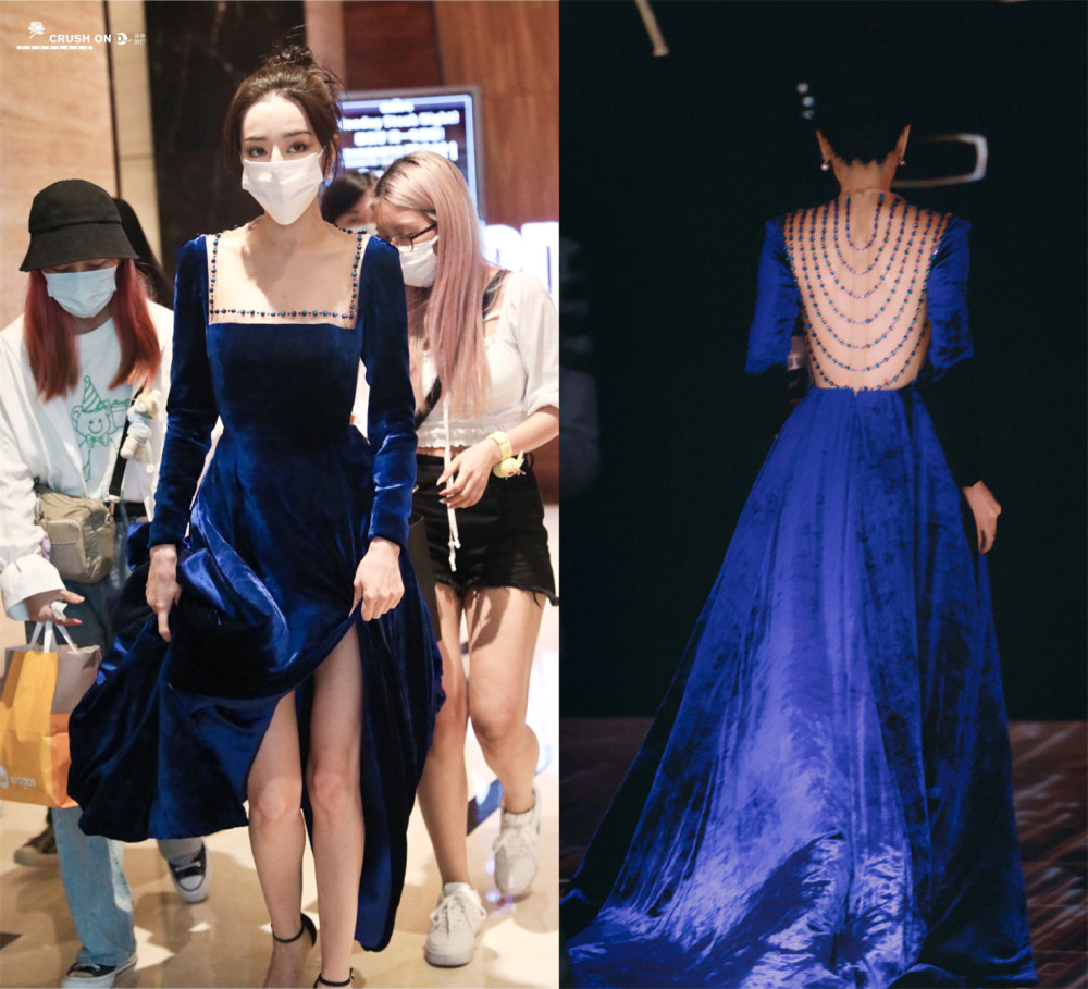 高定也不完美!刘亦菲裙子色差大,热巴的质感不佳靠脸穿出贵气