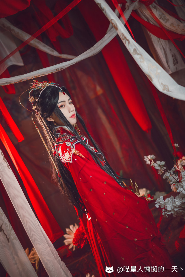 喵特cos墨燃成亲吧磕糖啦二哈和他的白猫师尊