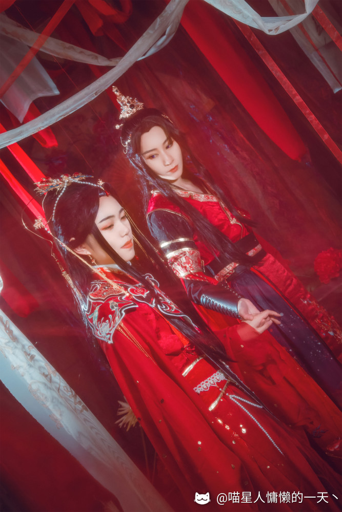 喵特cos墨燃成亲吧磕糖啦二哈和他的白猫师尊