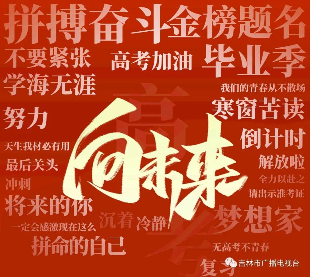 【雾凇台高考特别策划】向未来!
