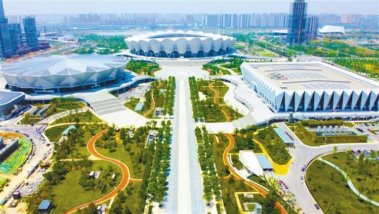 西安奥体中心全貌.