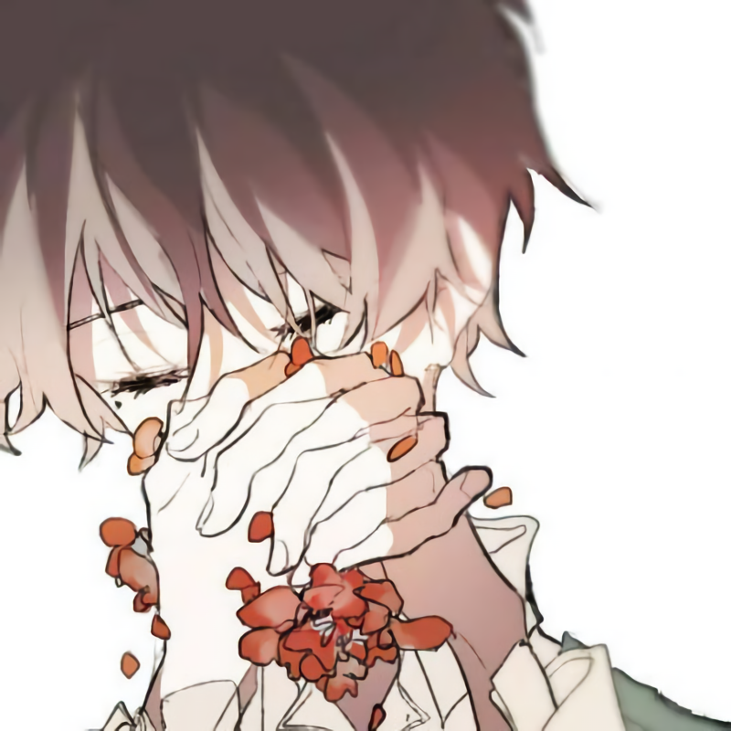 忧伤动漫男头因为你我的心脏总是忙个不停