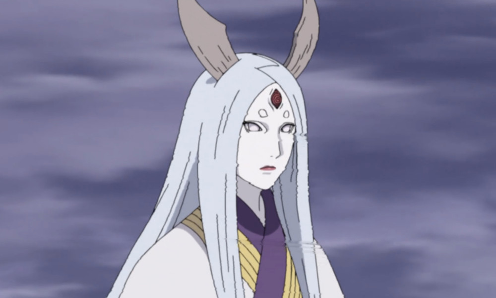 的异次元空间,这里最醒目的标志就是象征大筒木一族的三组圆形图腾